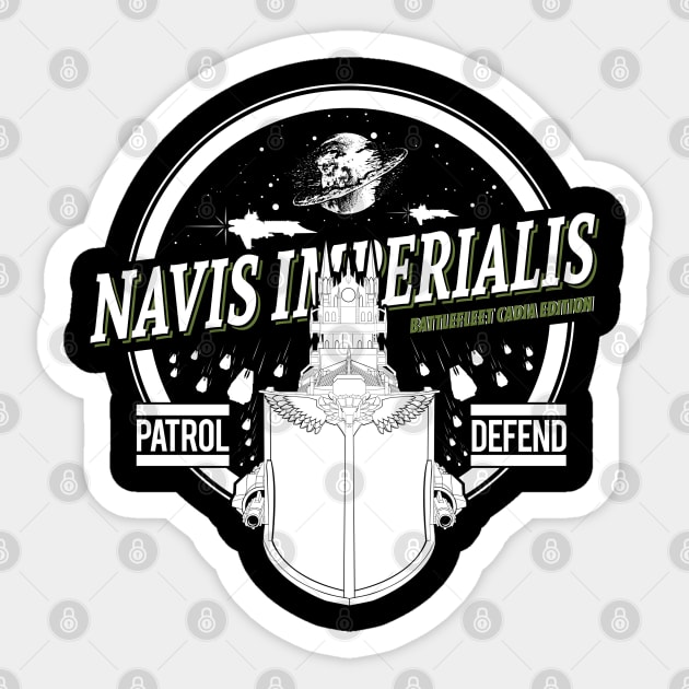 Imperial Navy - Battlefleet Cadia Edition Sticker by Exterminatus